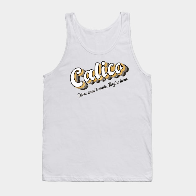 Retro Calico Cat Tank Top by Adopt Me Meow